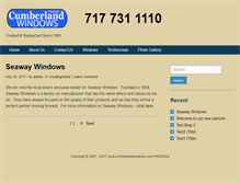 Tablet Screenshot of cumberlandwindows.com